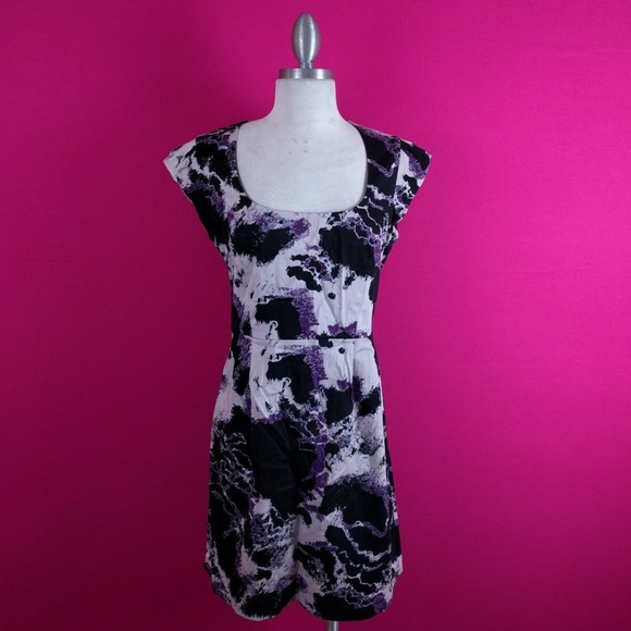 @ French Connection sz 8 Aline Purple Dress - Picture 7 of 7